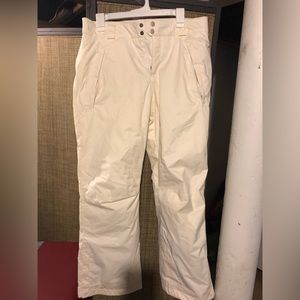 Colombia Ski Pants small cream